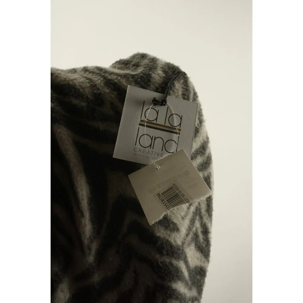 New‎ La La Land Creative Co Zebra Print Fleece High Waist Joggers Women's Large